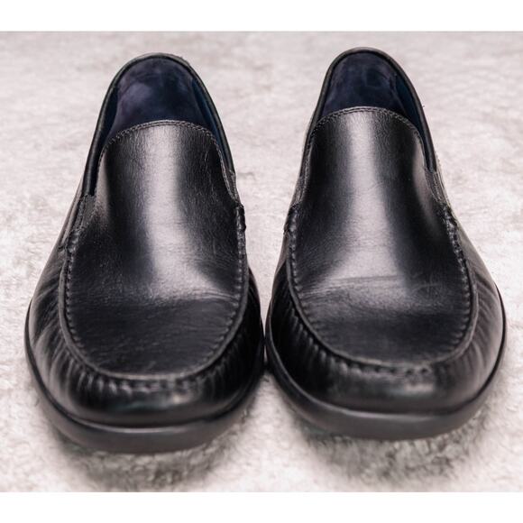 Cole Haan Lovell 2 Black Leather Loafers Grand OS Slip On Mens Size 11 main image 5